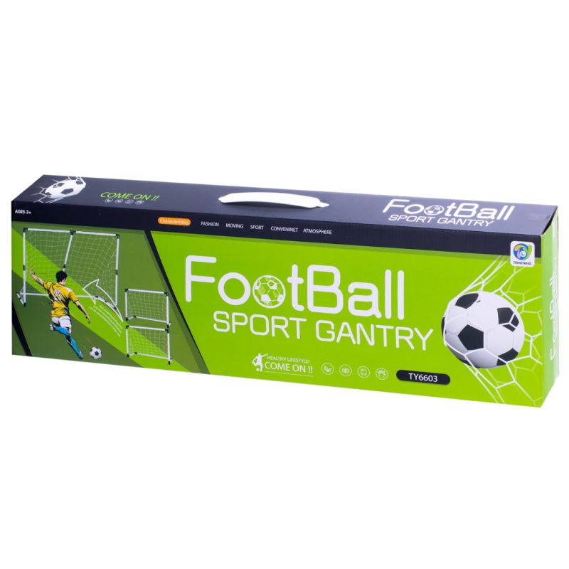 Bramka piłkarska do piłki nożnej dla dzieci 2w1 143x110x70cm - obrazek 8