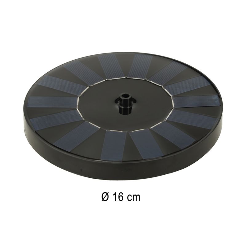Fontanna solarna LUARO do oczka wodnego stawu do ogrodu pompa pływająca ogrodowa 16cm - obrazek 12