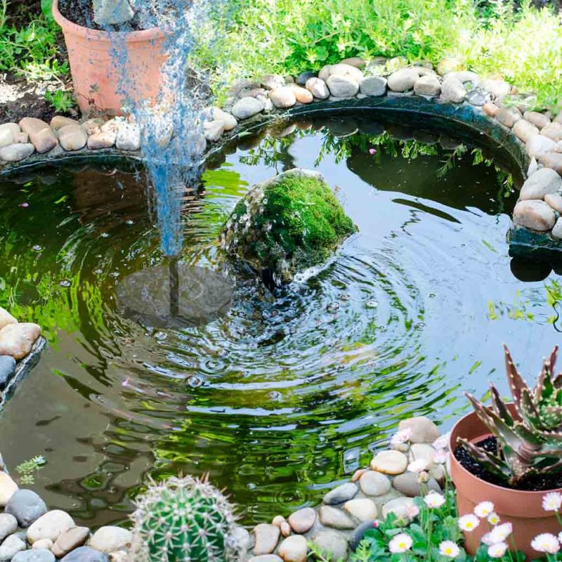 Fontanna solarna LUARO do oczka wodnego stawu do ogrodu pompa pływająca ogrodowa 16cm - obrazek 14