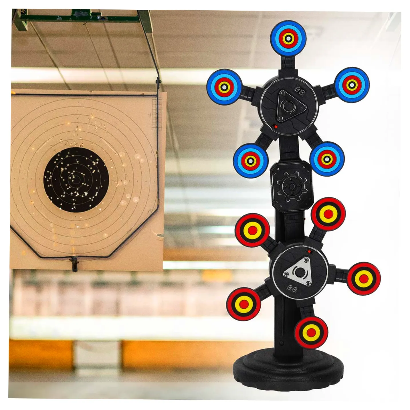 Tarcza elektroniczna ruchoma karabin pistolet strzelanie do celu - obrazek 11