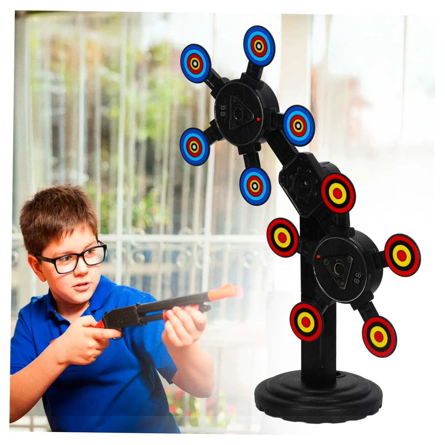 Tarcza elektroniczna ruchoma karabin pistolet strzelanie do celu - obrazek 12