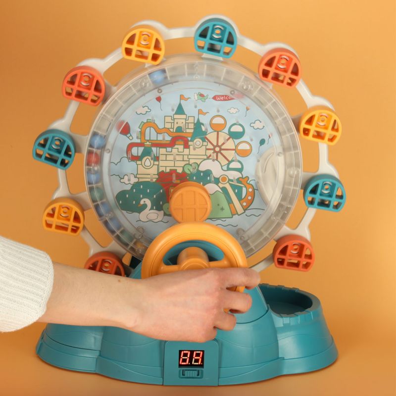 Diabelski młyn karuzela z kierownicą łapanie piłek - obrazek 11