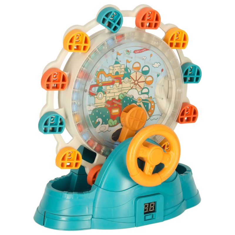 Diabelski młyn karuzela z kierownicą łapanie piłek - obrazek 3