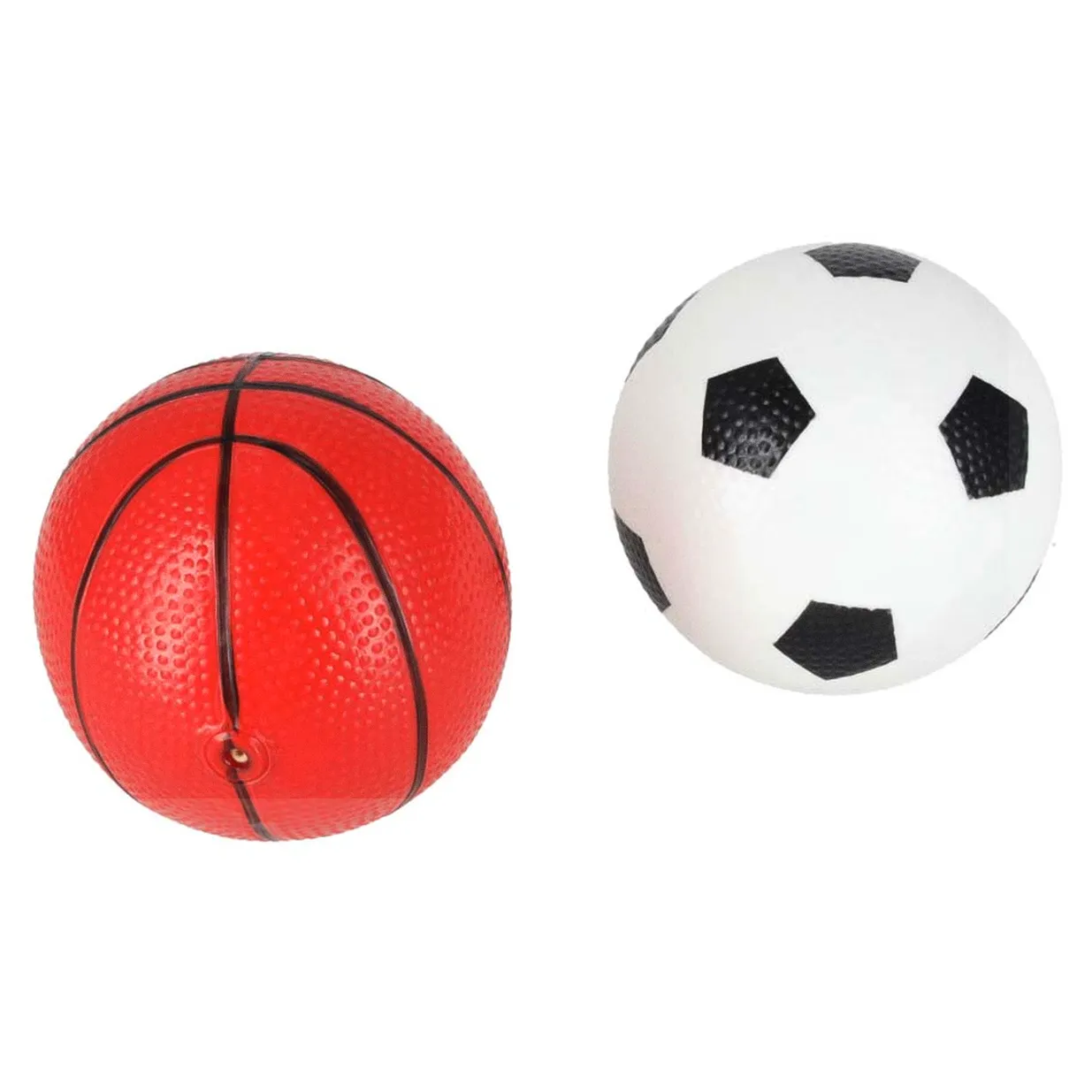 Bramka piłkarska do piłki nożnej tablica do koszykówki gry w kosza gra 2w1 2 piłki pompka - obrazek 5