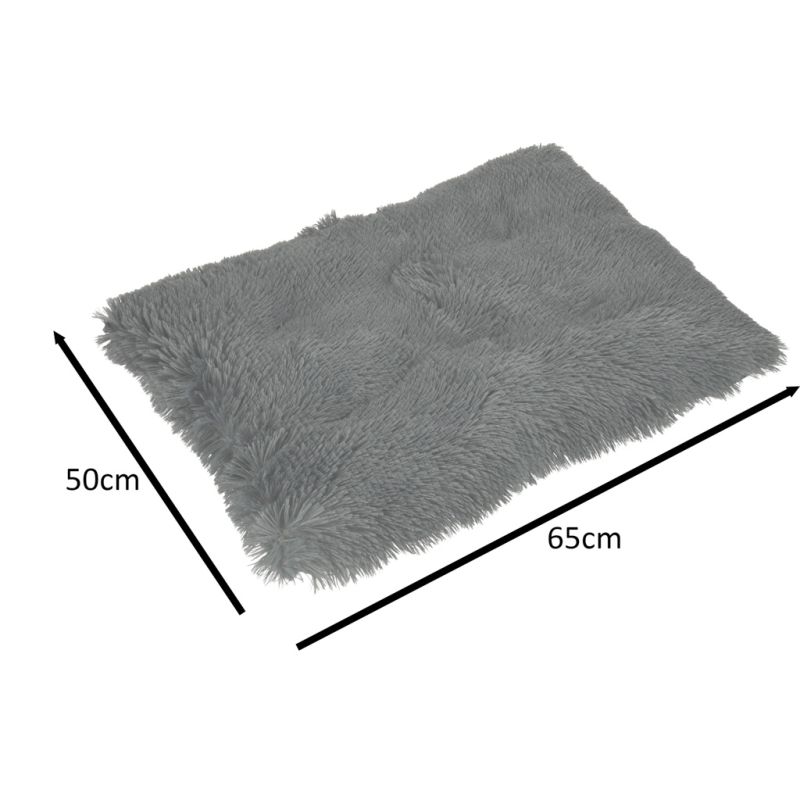 Legowisko dla psa kota posłanie poduszka poducha 65cm szary - obrazek 8