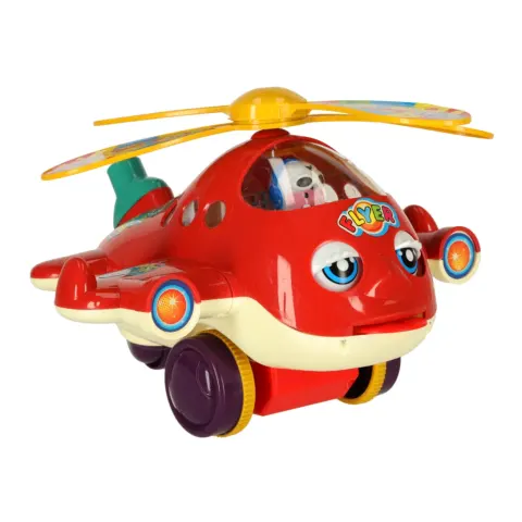 Pchacz na kiju samolot helikopter z dźwiękiem