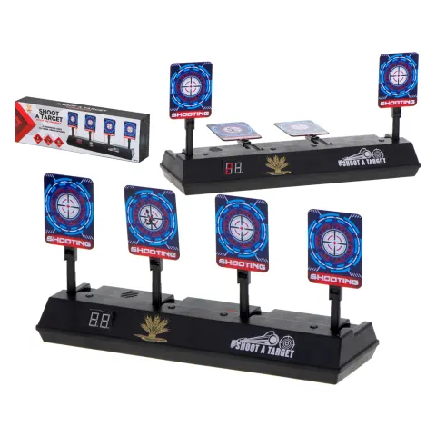 Tarcza do strzelania elektroniczna cyfrowa 4 cele licznik