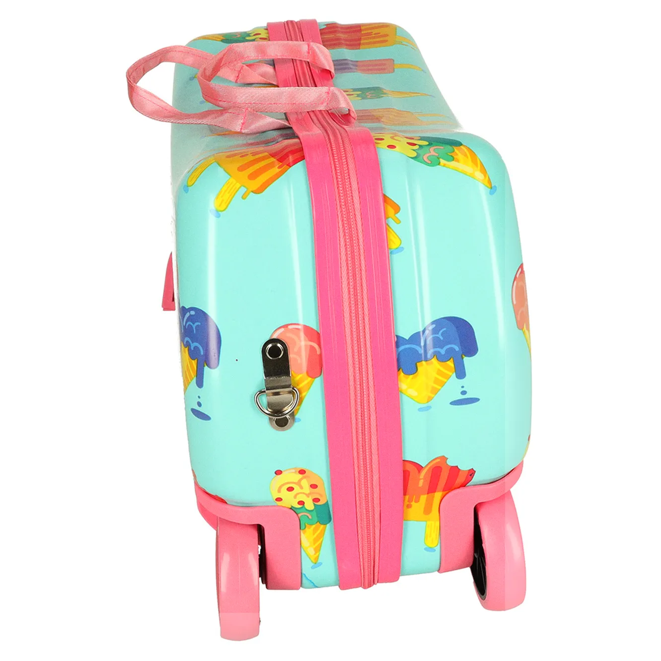 Walizka podróżna dla dzieci na kółkach bagaż podręczny lody - obrazek 8