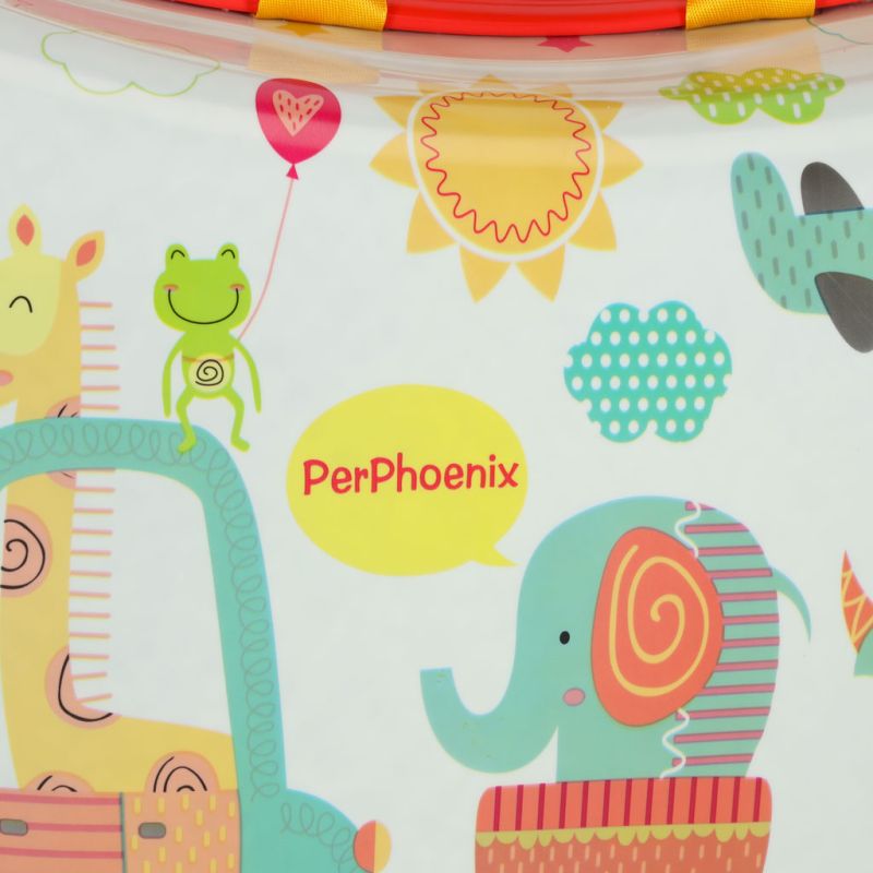 Walizka podróżna dla dzieci na kółkach bagaż podręczny ZOO - obrazek 14