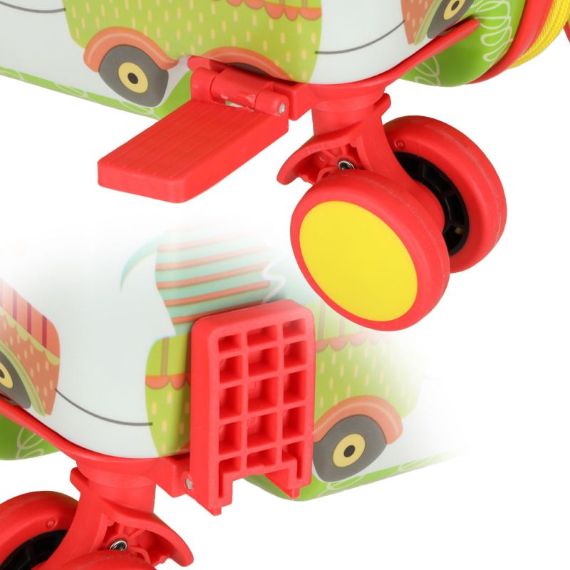 Walizka podróżna dla dzieci na kółkach bagaż podręczny ZOO - obrazek 6