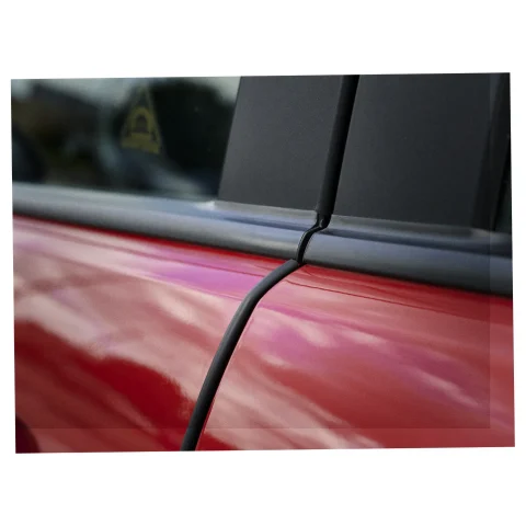 Osłona krawędzi drzwi samochodu uszczelka odbojnik profil zabezpieczenie do auta rantu 5m czarny