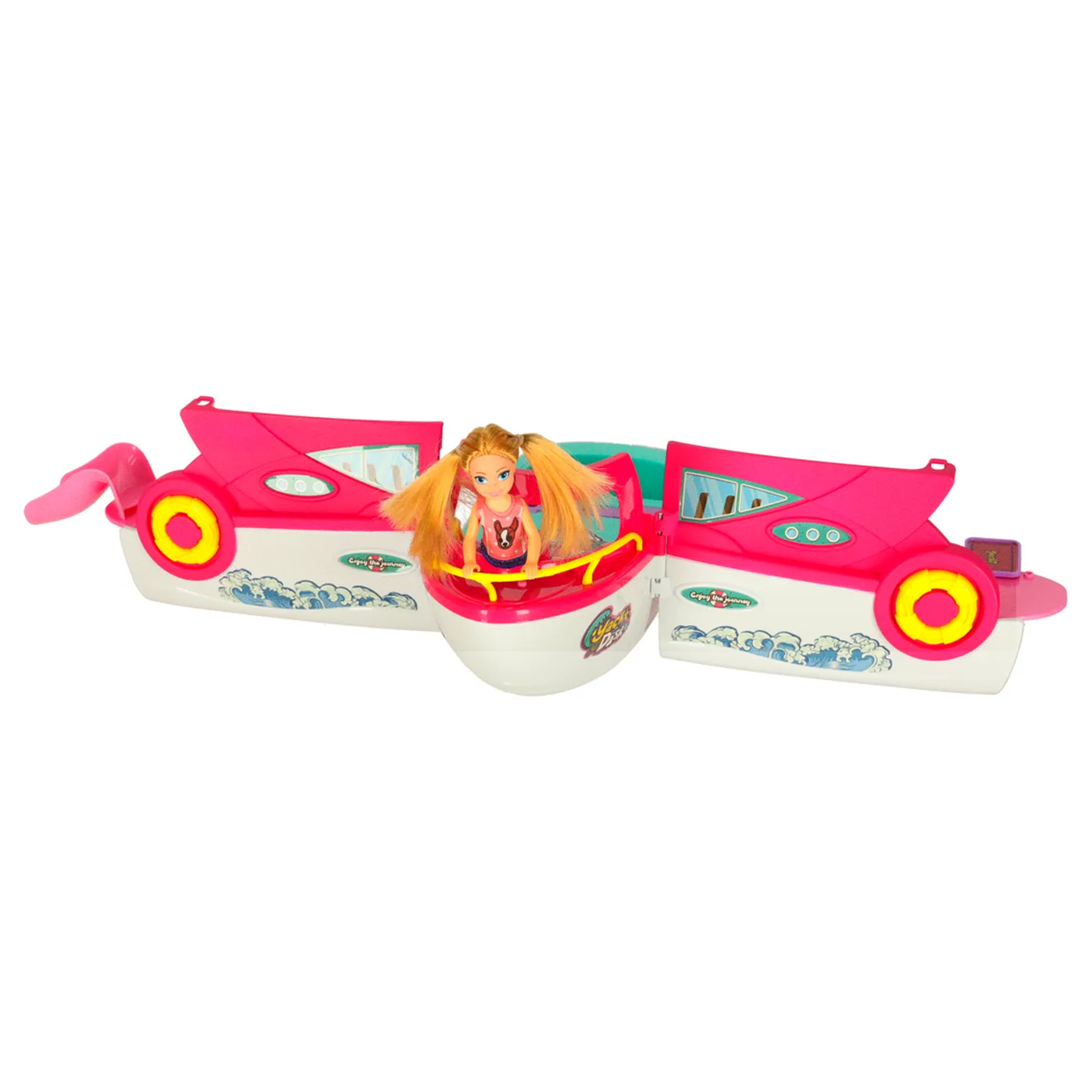 Łódź dla lalek jacht imprezowy rozkładany lalka deska surfingowa - obrazek 11