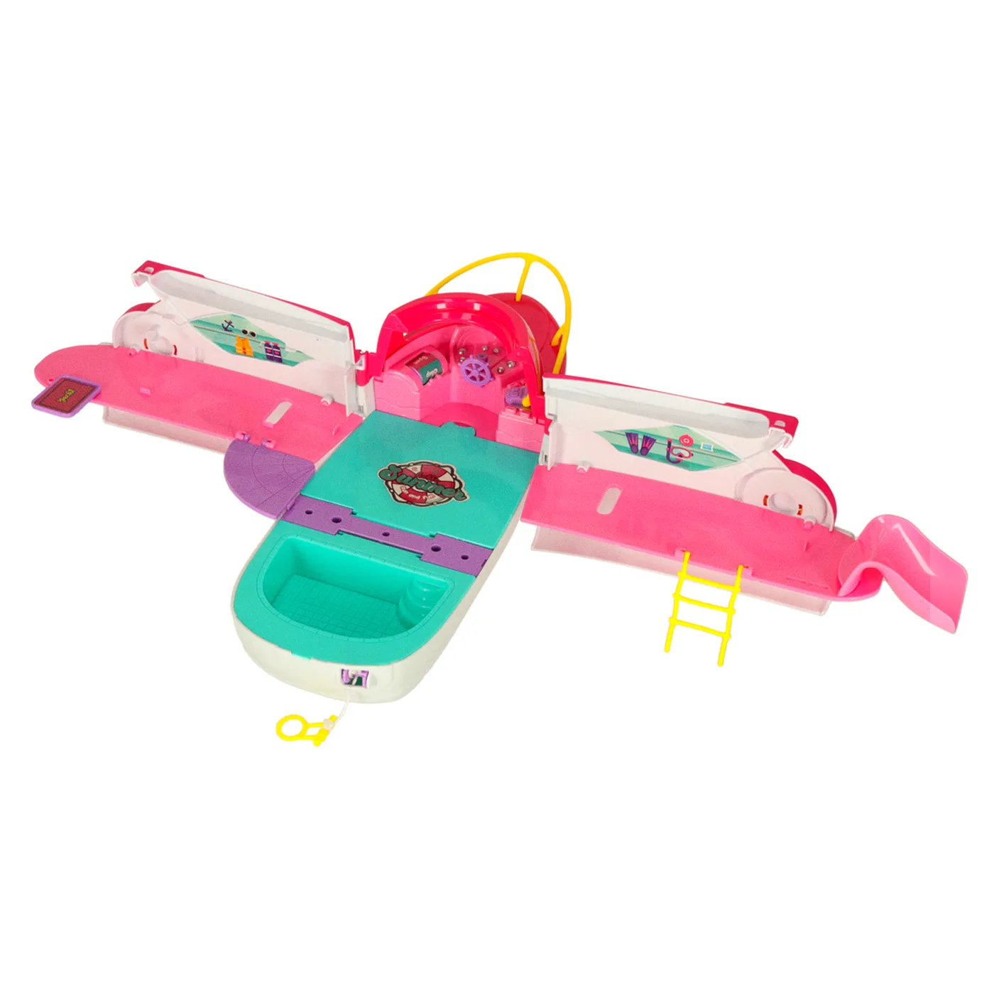 Łódź dla lalek jacht imprezowy rozkładany lalka deska surfingowa - obrazek 13