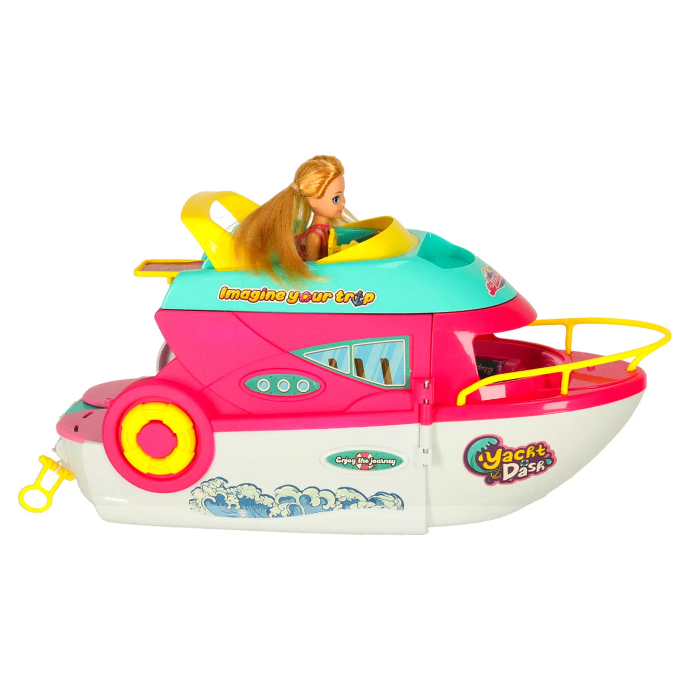 Łódź dla lalek jacht imprezowy rozkładany lalka deska surfingowa