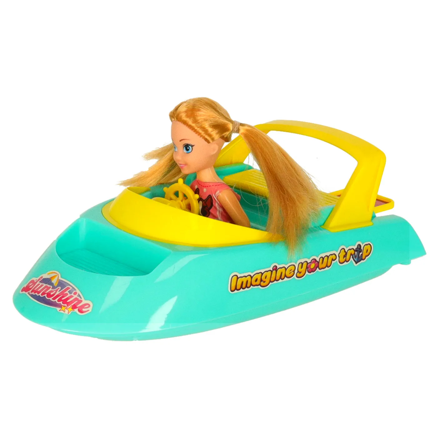 Łódź dla lalek jacht imprezowy rozkładany lalka deska surfingowa - obrazek 5