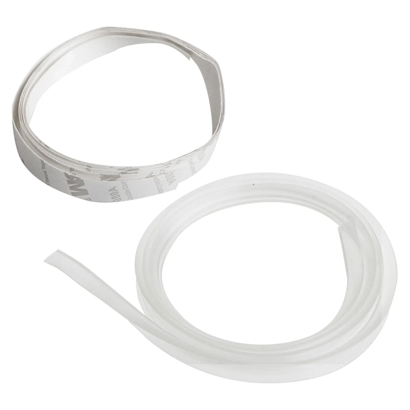 Taśma silikonowa zabezpieczająca kanty narożniki krawędzie transparentna 1m