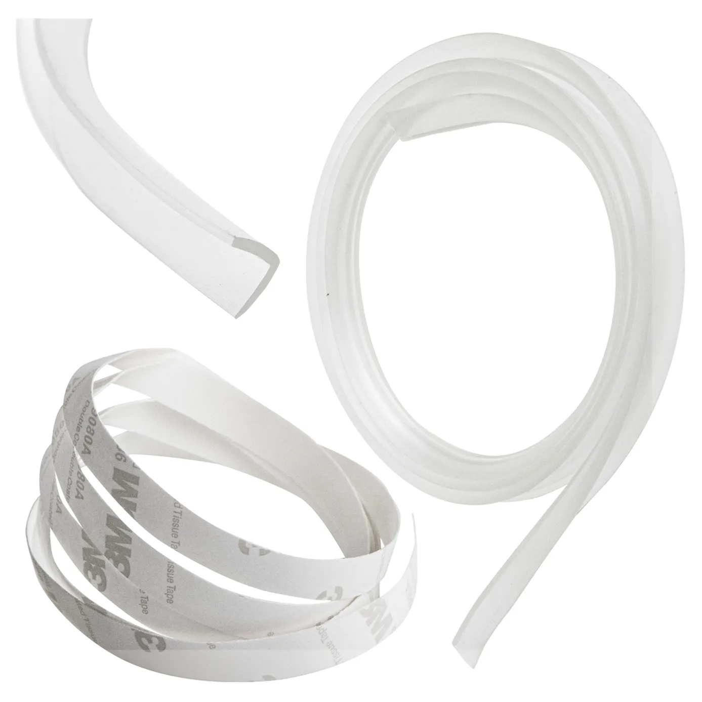 Taśma silikonowa zabezpieczająca kanty narożniki krawędzie transparentna 1m - obrazek 7