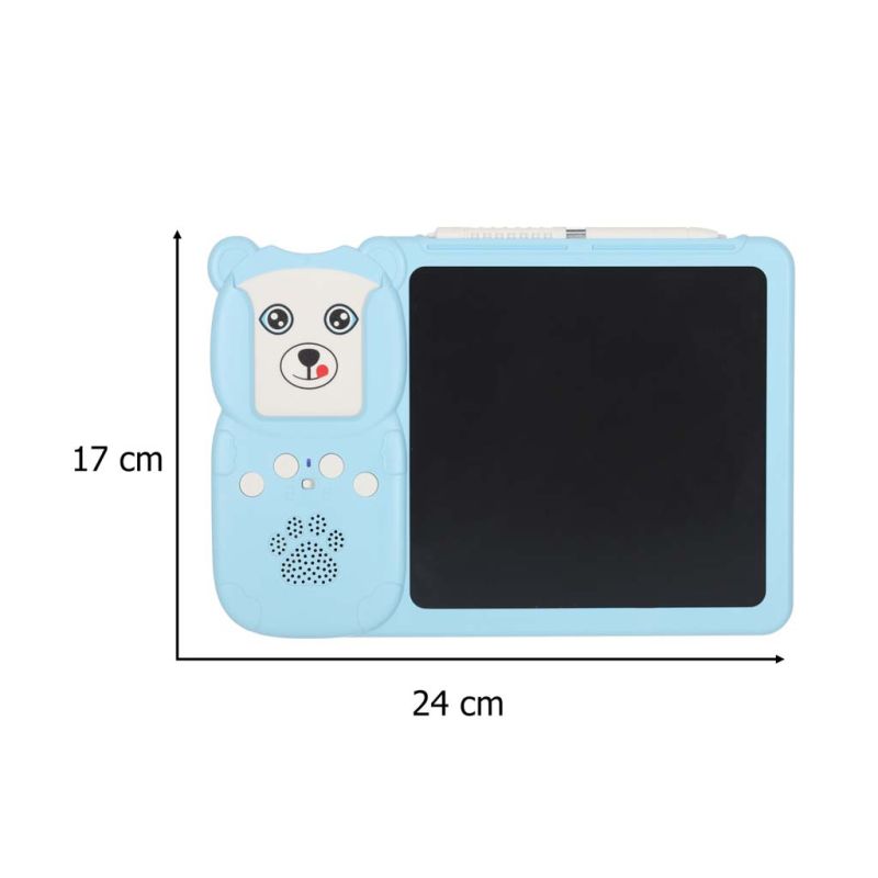 Nauka języka angielskiego czytnik kart do nauki słówek fiszki znikopis niebieski - obrazek 14