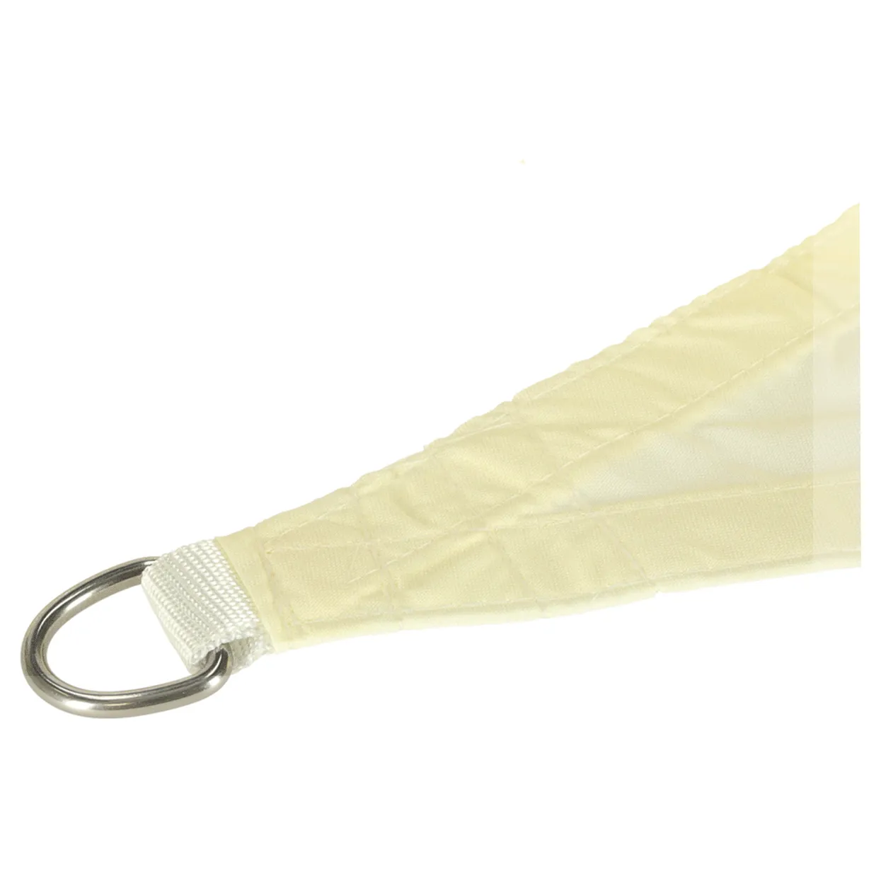 Żagiel przeciwsłoneczny LUARO ogrodowy tarasowy wodoodporny 4x4x4m trójkąt beżowy - obrazek 5