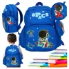 Plecak dla przedszkolaka szkolny dziecięcy astronauta 30x22x11cm