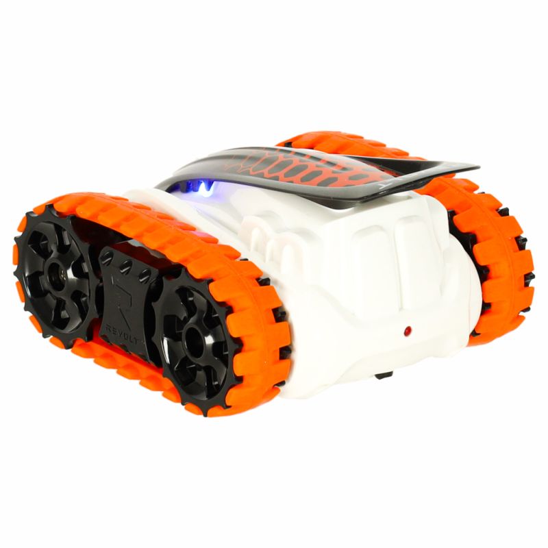 Samochód zdalnie sterowany pojazd gąsiennicowy RC REVOLT TG1006 High-Performance Track Racer 2.4GHz LED Off-Road Zasięg do 40m czerwony - obrazek 3