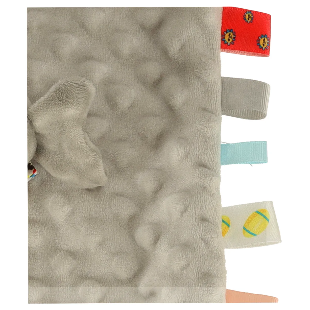 Maskotka sensoryczna szeleszcząca metki słonik