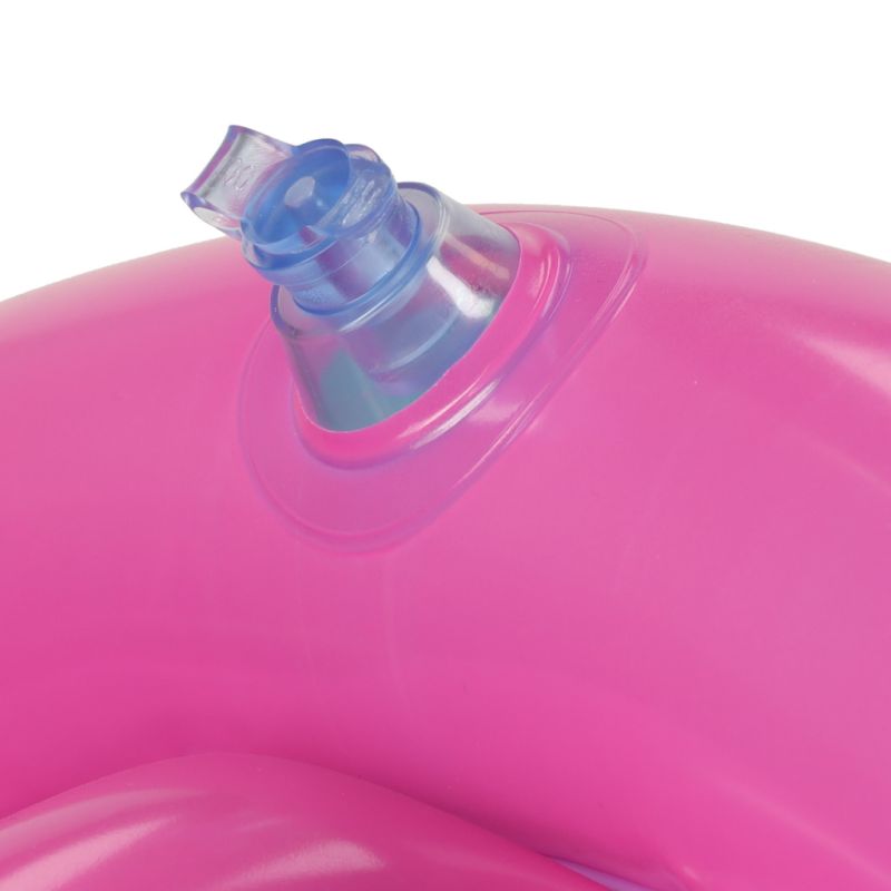Kółko do pływania koło dmuchane dla niemowląt pontonik z daszkiem BESTWAY 34091 różowe - obrazek 10