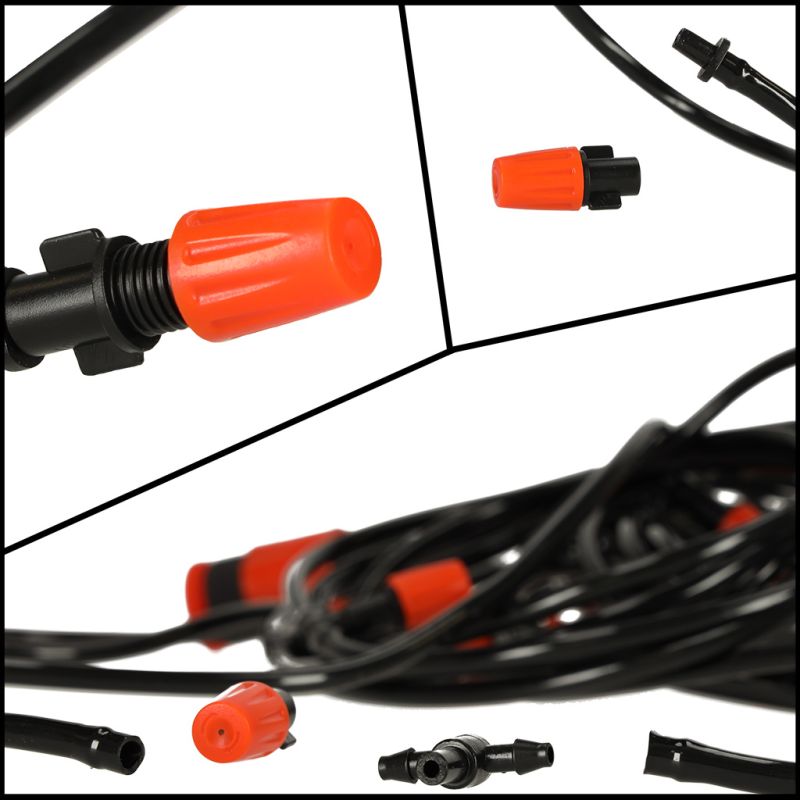 Zraszacz ogrodowy kurtyna wodna mgiełka system nawadniania 15m - obrazek 2