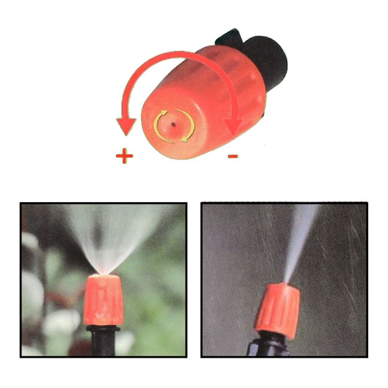 Zraszacz ogrodowy kurtyna wodna mgiełka system nawadniania 15m - obrazek 11