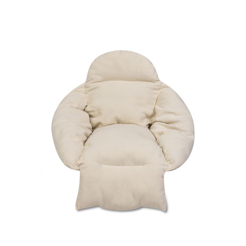 Poduszka LUARO na huśtawkę wiszącą bocianie gniazdo XXL ecru