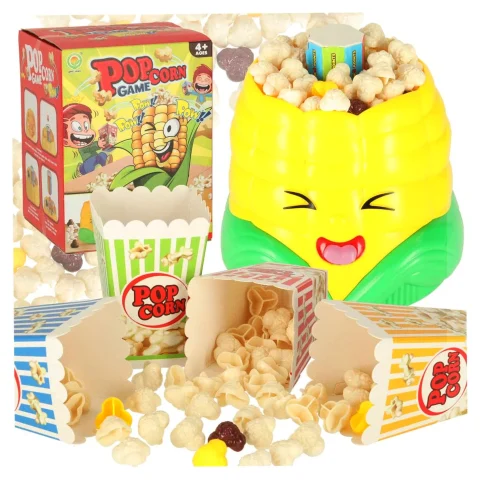 Gra zręcznościowa Złap popcorn kukurydza kubeczki 4 graczy