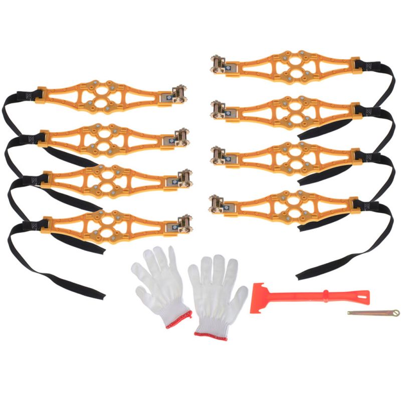 Łańcuchy śniegowe nakładki antypoślizgowe na koła opony na śnieg 8el. - obrazek 9