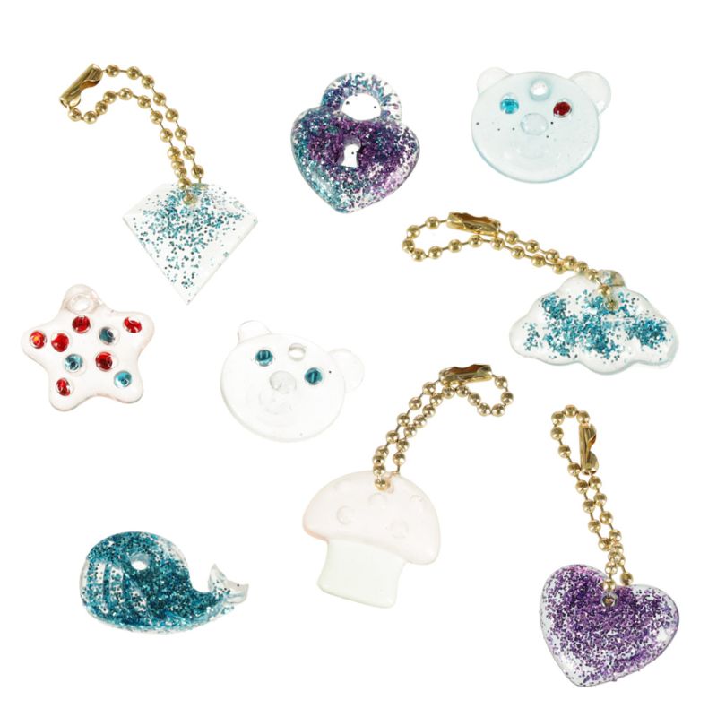 Kreatywny zestaw do robienia biżuterii koralików zawieszek magiczne pudełko UV - obrazek 8