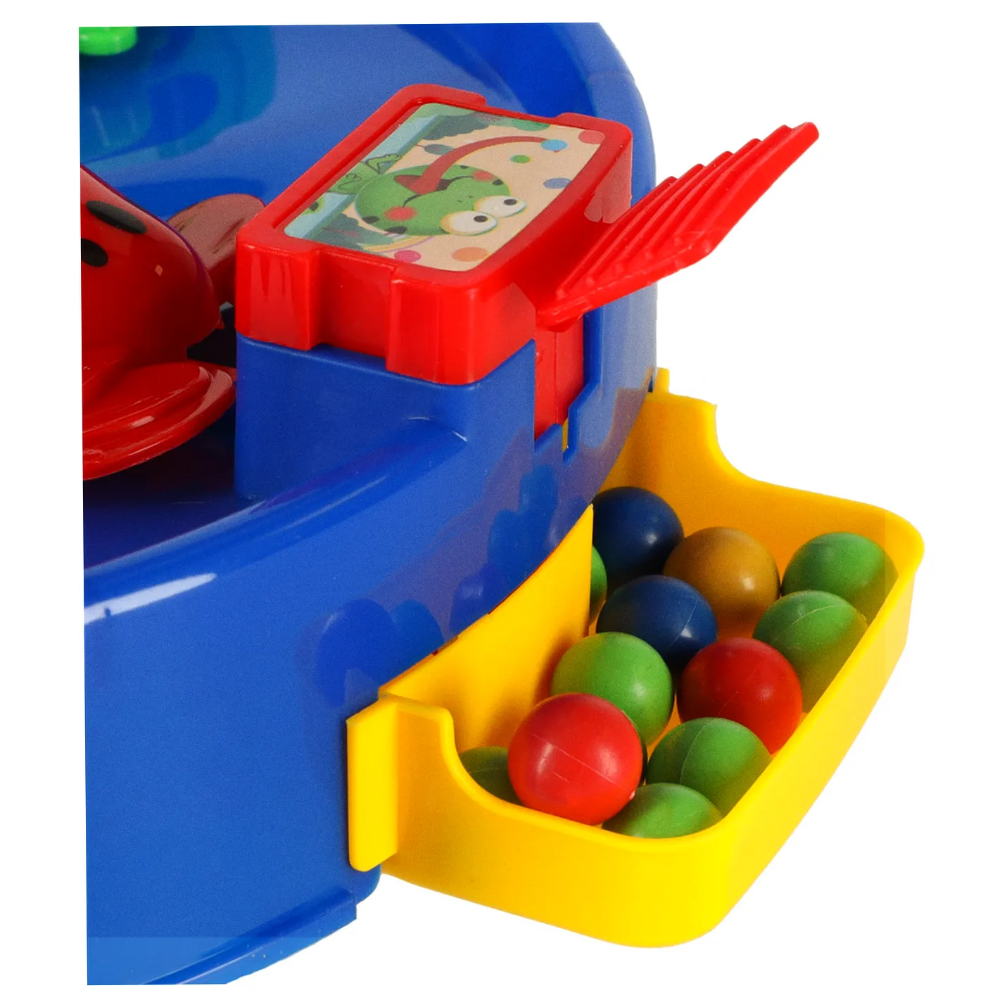 Gra zręcznościowa głodne żabki skaczące żaby 4 graczy 3+ XXL niebieska - obrazek 5