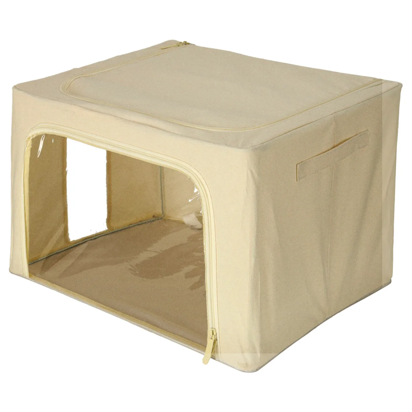 Organizer na pościel do szafy torba ze stelażem do przechowywania na ubrania zabawki 100L - obrazek 5