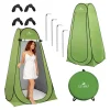 Namiot LUARO samorozkładający na prysznic przebieralnia turystyczna toaleta wc zielona