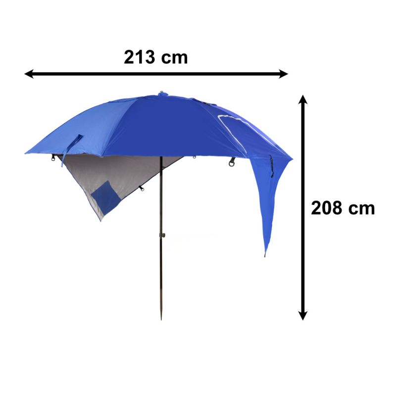 Parasol namiot plażowy ogrodowy składany duży XXL 213cm - obrazek 16