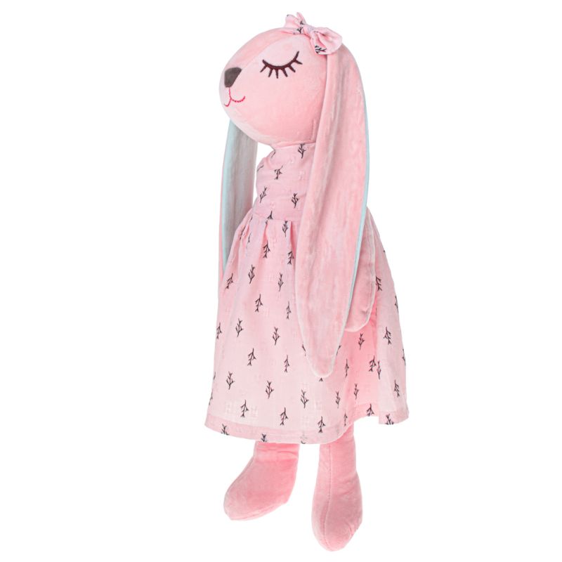 Maskotka pluszowa królik różowy 52cm - obrazek 7