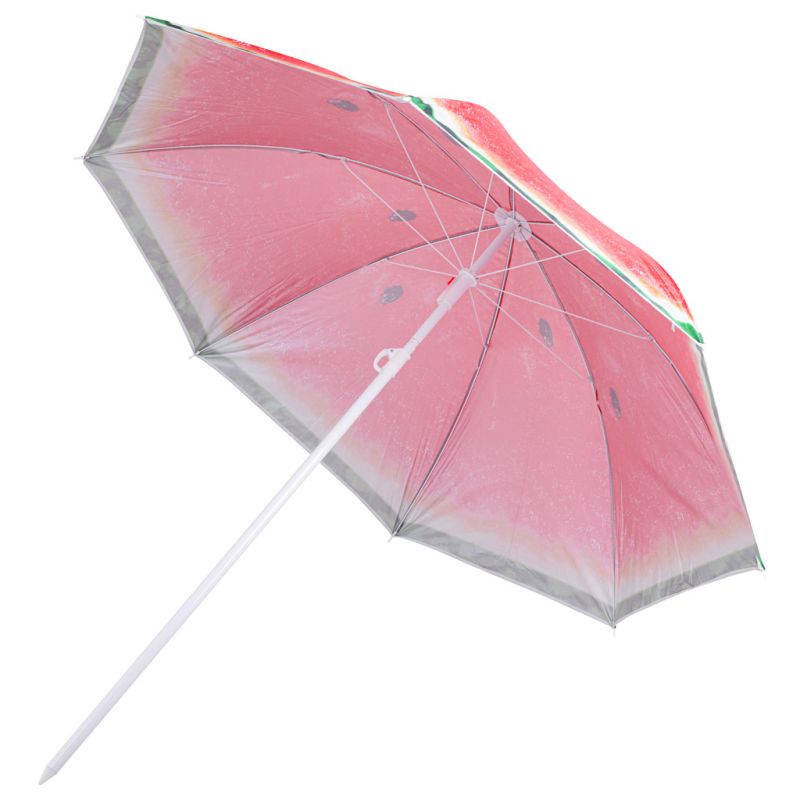 Parasol ogrodowy plażowy regulowany łamany 150cm arbuz UV - obrazek 5
