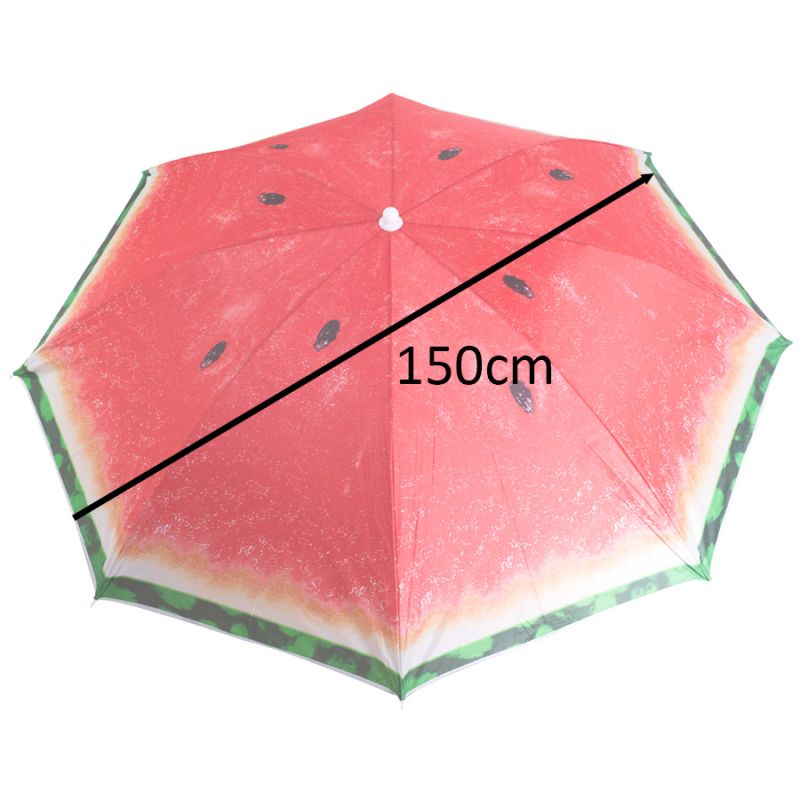 Parasol ogrodowy plażowy regulowany łamany 150cm arbuz UV - obrazek 8