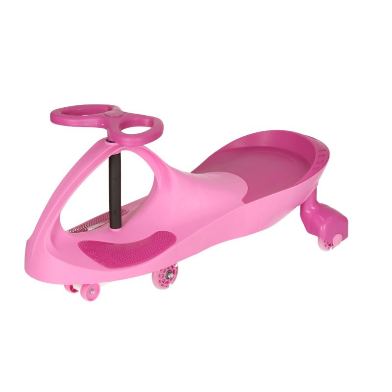 Jeździk grawitacyjny LED Swing Fix S3 świecące koła różowy - obrazek 10