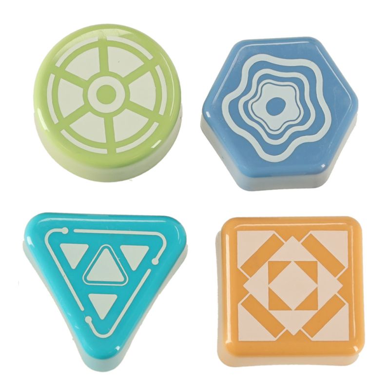 Słonik tablica manipulacyjna montessori wbijak sorter klocki młotek 26cm - obrazek 3