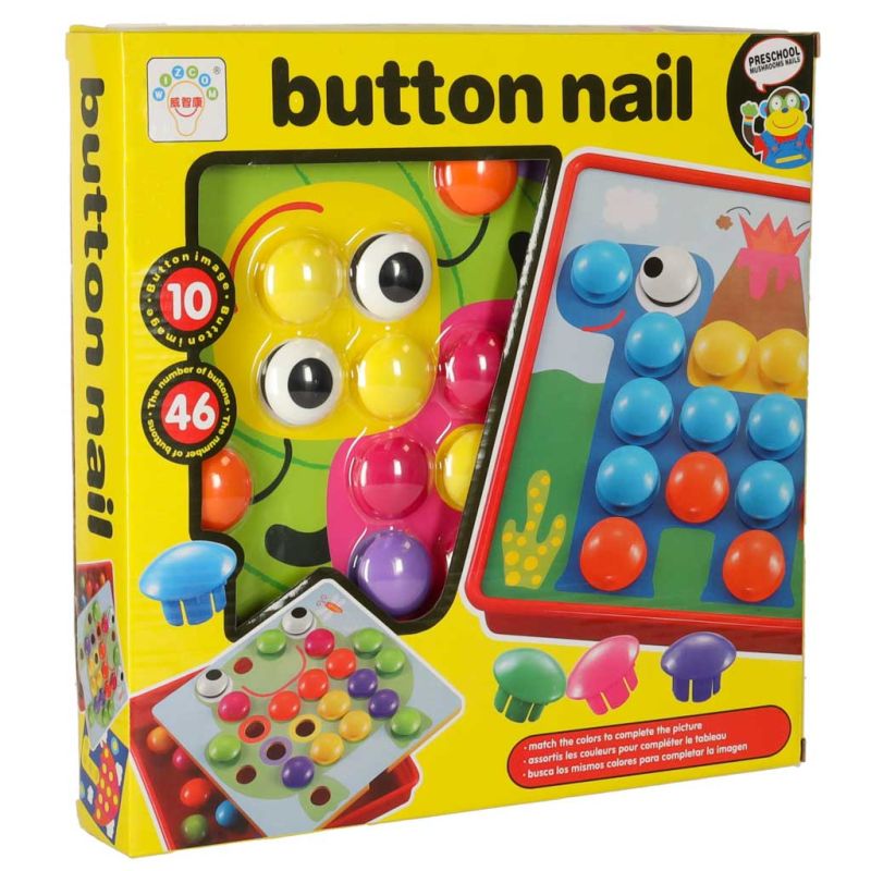 Układanka edukacyjna Guzikowa Mozaika trening ręki 57el. - obrazek 10