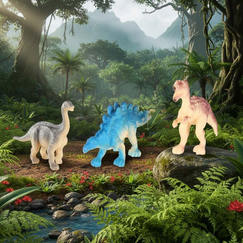 Dinozaury wykopaliska jajko XL dinozaura 12 figurek zestaw archeologiczny - obrazek 11