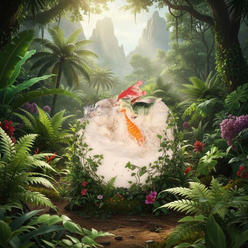 Dinozaury wykopaliska jajko XL dinozaura 12 figurek zestaw archeologiczny - obrazek 12