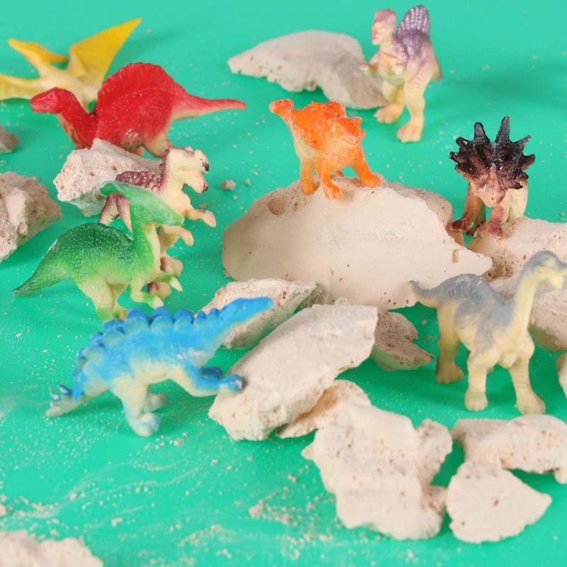 Dinozaury wykopaliska jajko XL dinozaura 12 figurek zestaw archeologiczny - obrazek 9