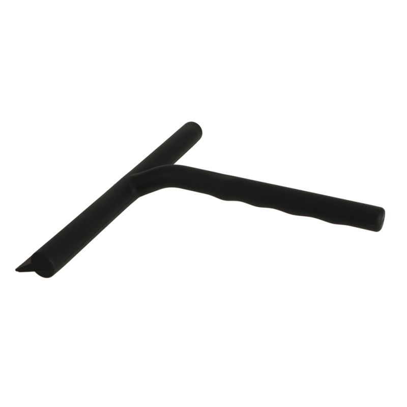 Ściągaczka do wody pary do szyb okien kabin prysznicowych czarna silikonowa - obrazek 2