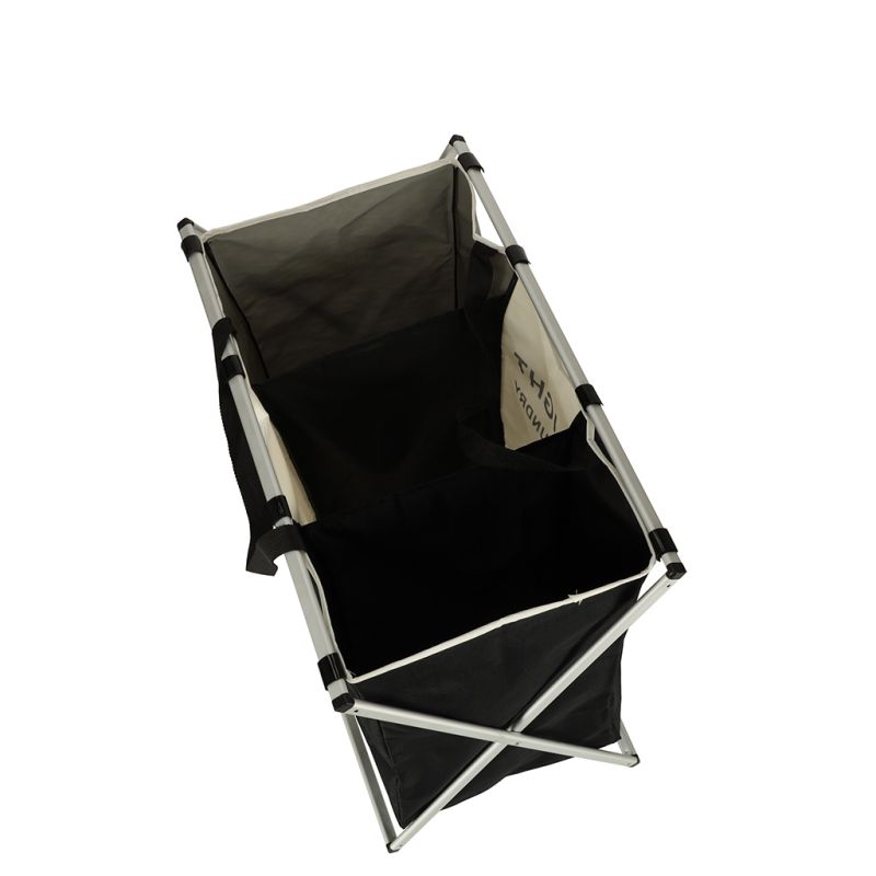 Kosz na pranie segregacja organizer 3 komory 135l - obrazek 9