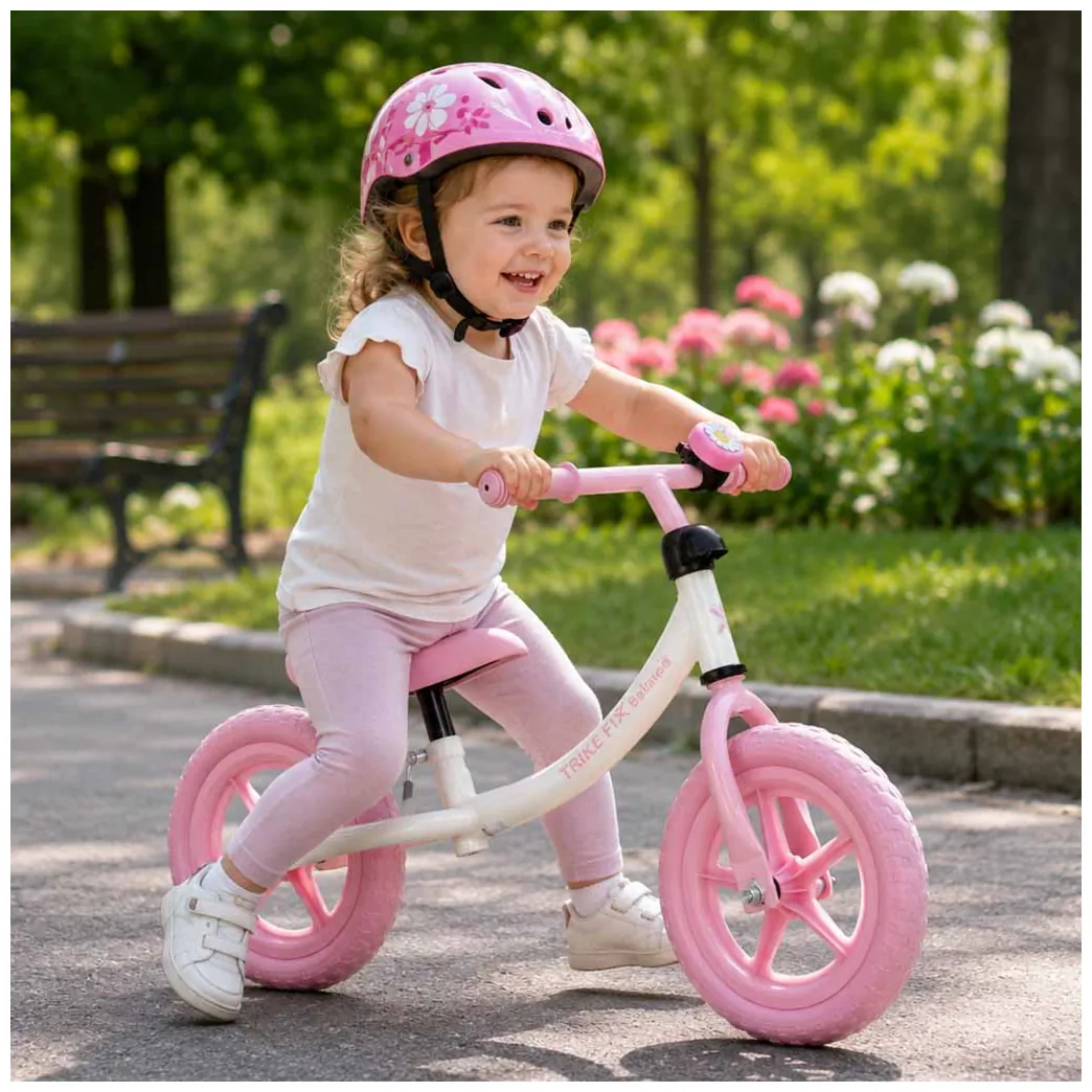Rowerek biegowy Trike Fix Balance z dzwonkiem różowy - obrazek 10