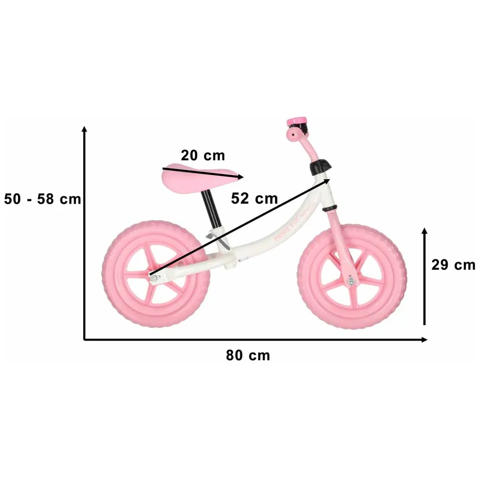 Rowerek biegowy Trike Fix Balance z dzwonkiem różowy - obrazek 7